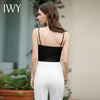 IWY/黑色吊带背心女内搭夏季修身美背无袖配西装配衬衫均码打底B2302-B 商品缩略图3