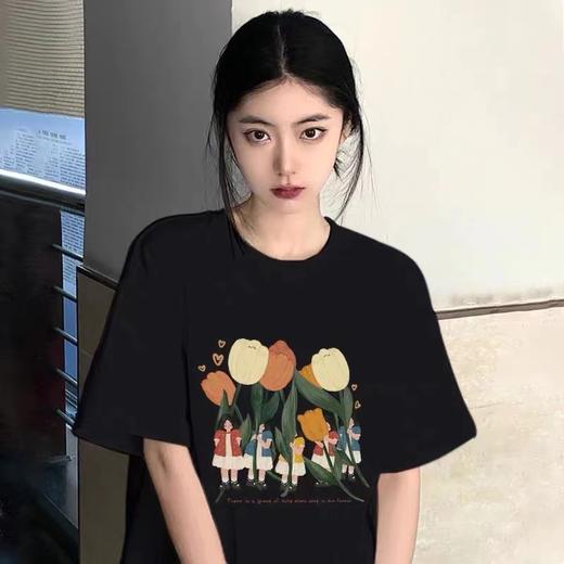 【限时价】喜出100%棉-X森林女孩 印花情侣T恤 商品图1