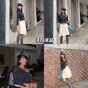 新品上身 | 编织小画家春天，超复古的一套💕