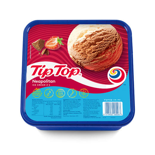【新西兰原装进口 】TIPTOP鲜奶冰淇淋  自然新鲜 更好风味 商品图7