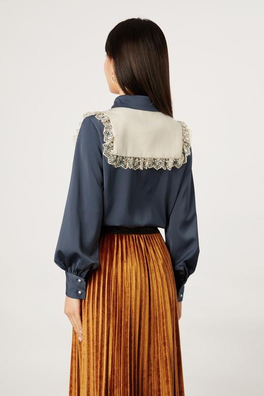 amadella 蕾丝荷叶边披肩领衬衣 10932 商品图2