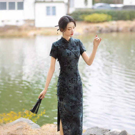 复古气质时尚，年轻少女风旗袍ZA-5227 商品图1