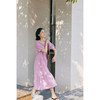（现货）HeyDress法式衬衫连衣裙女夏季圆领宽松收腰设计温柔度假A字裙子 商品缩略图3