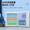 海尔42升单门电冰箱一级能效迷你小户型家用租房宿舍办公室节能省电低音微型冷藏2人可用 商品缩略图1