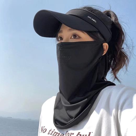 【男女防晒面纱 第二件立减5元！】穿越酷暑，尽显优美面容；男女防晒面纱，遮阳护面，冰丝口罩脖套，舒适透气，遮脸骑行面巾，开车脸罩，迷人的遮盖效果，挂耳防晒神器！ 商品图5