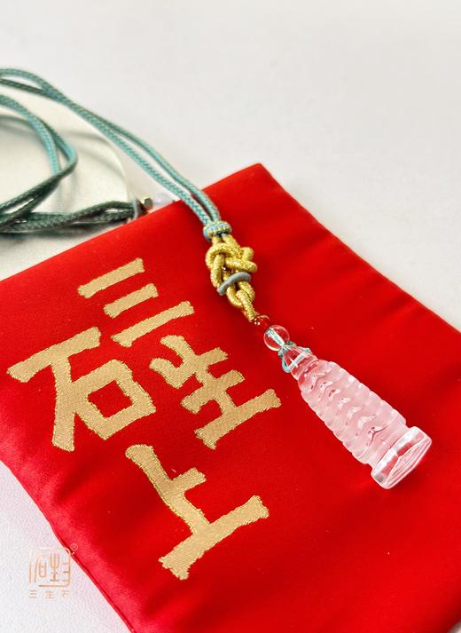 天然白水晶能量文昌塔吉祥多彩挂饰 商品图2