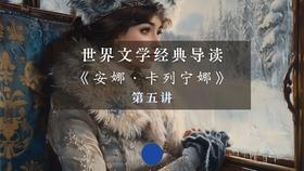 《安娜·卡列宁娜》第五讲（下）