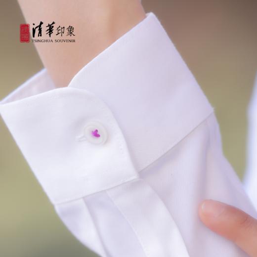 清华文创衬衫女士白色商务款 商品图7