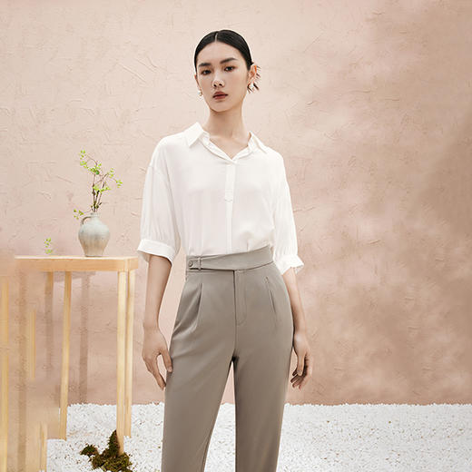 【商场同款】伊芙丽夏衬衫1E4421791Q 商品图4