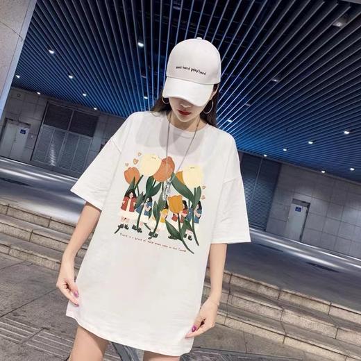 【限时价】喜出100%棉-X森林女孩 印花情侣T恤 商品图2