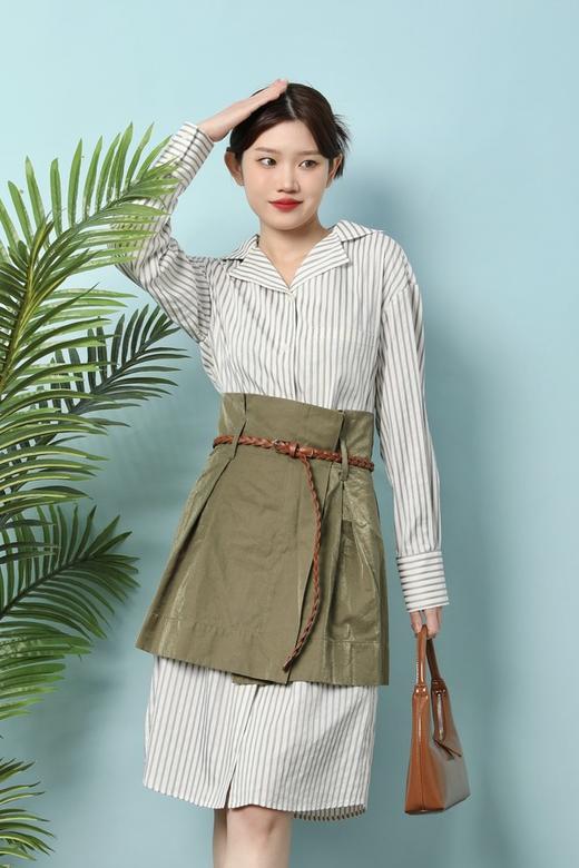 MIND BRIDGE 拼色两件套连衣裙 16482 商品图2