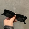 TZF-韩版复古小框墨镜男2023新款网红素颜黑色太阳镜女潮街拍时尚眼镜 商品缩略图1