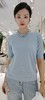 极简风真丝短袖套头T恤485308 商品缩略图4