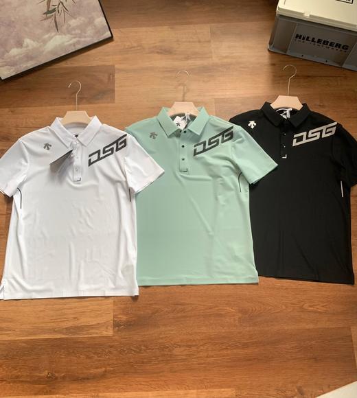 点此购买 迪桑特夏季桑蚕丝男女运动休闲短袖POLO衫 LL 284896 商品图0