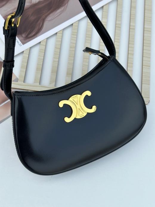 新款真皮凯旋门腋下包马鞍包老花经典通勤包斜挎包手机包网红同款 商品图6