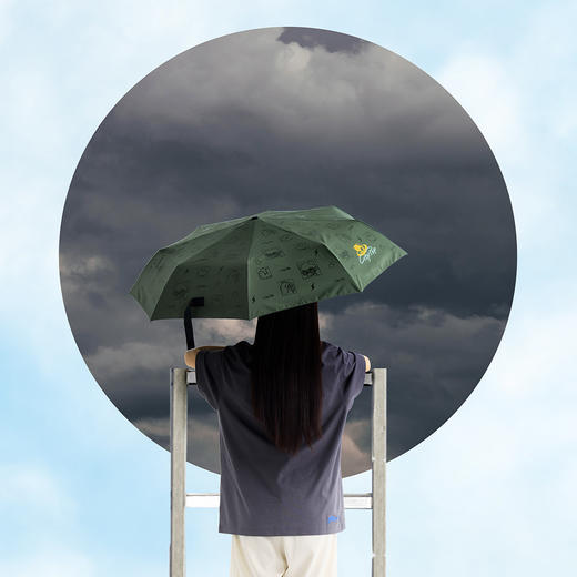 City Pop 折叠伞 遇水浮花 商品图4