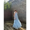 AHM-8615法式仙女蓝色挂脖夏季新款设计感小众无袖显瘦长裙 商品缩略图1