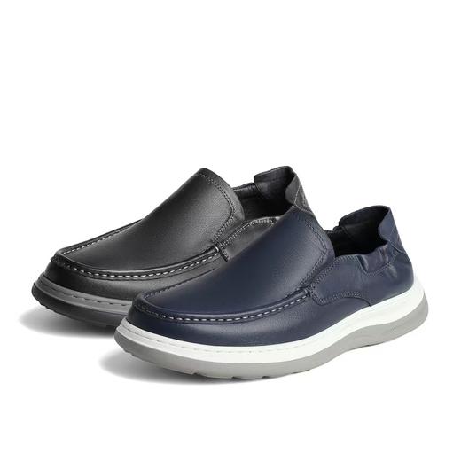 森达男士春秋休闲皮鞋 商品图0