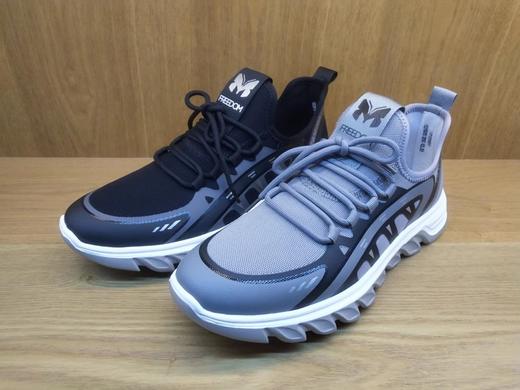 豪行舒适休闲青年单鞋12123600时尚运动网布男鞋 商品图3