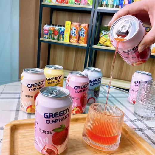 馋味象草莓汁330ml 商品图1