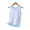 儿童莱赛尔背心薄款内穿女童夏季无袖坎肩小男孩冰丝宝宝护肚上衣 商品缩略图4