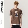 PINLI品立2024春季新款男士体恤圆领印花短袖T恤潮牌BG231111014 商品缩略图3