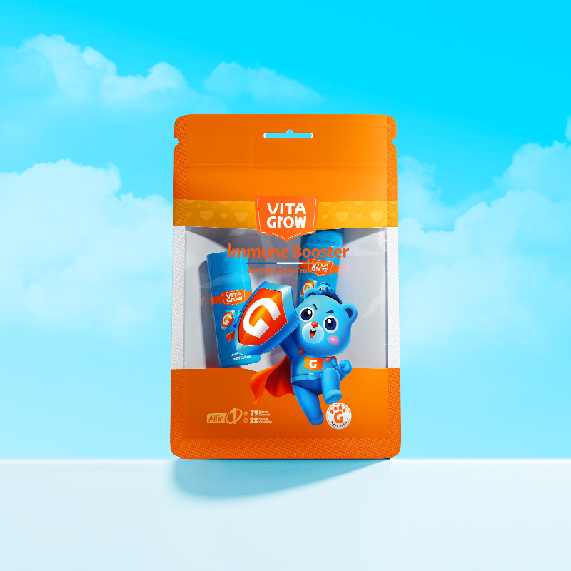 【喝出强大“自护”力 做班上第一的全勤宝】VitaGrow唯他瑞 KM葡聚糖营养饮接骨木莓免疫力 酵母β葡聚糖轻享装 2支/袋 1岁宝宝免疫婴幼儿抵抗力益生菌