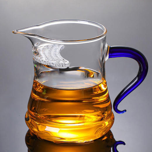 益思泉丨 茶漏一体公道杯 茶海 高硼硅玻璃 茶具 分茶器 泡茶杯 350ml 多款可选 商品图4