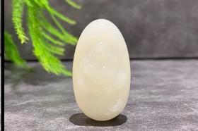 【御珠宫坊】羊脂白玉佛挂件