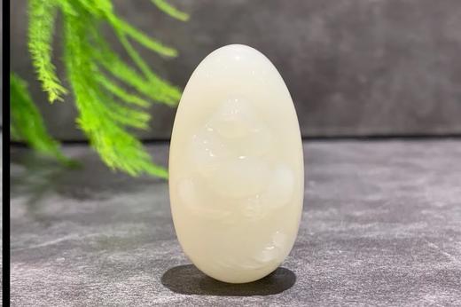 【御珠宫坊】羊脂白玉佛挂件 商品图0