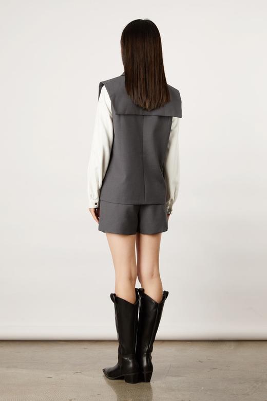 WHO KNOWS 西装领披肩马甲短裤套装 11136 商品图2
