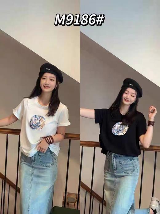 【限时价】喜出100%棉-05国风凤凰图印花情侣T恤 商品图2