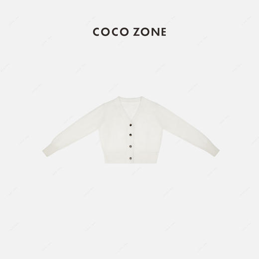 刘一一&COCO ZONE春上新冰丝针织开衫慵懒风外搭披肩上衣24C10045 商品图1