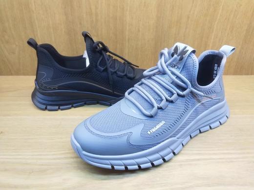 豪行舒适休闲男鞋12123589时尚透气运动网布单鞋 商品图2