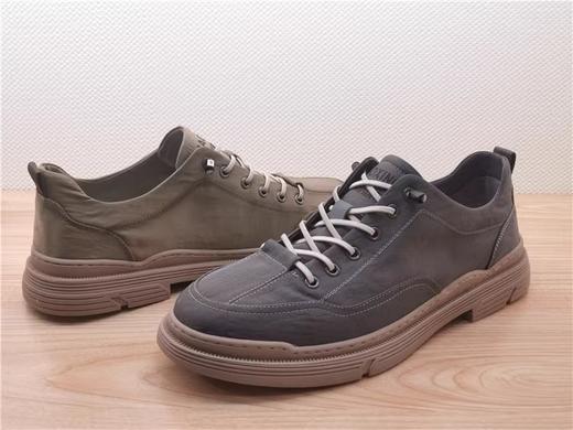豪行春季新款正品休闲舒适百搭透气系带男单鞋布鞋12151125 商品图4