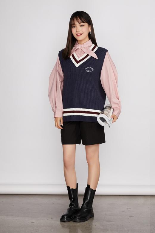 amadella 交叉绑带领宽松衬衣 11243 商品图1