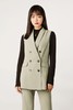 ESTELLICA 绿色双排扣马甲外套 11114 商品缩略图0