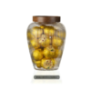 高硼硅玻璃罐 相思木盖密封罐 水果罐 商品缩略图4