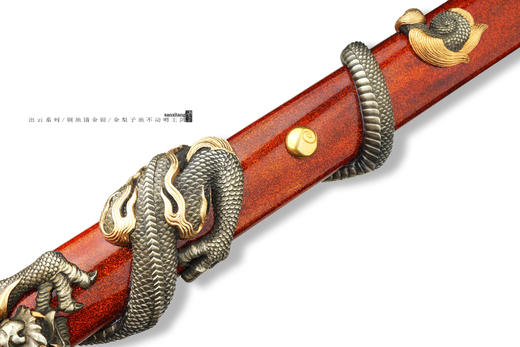 三希堂  出云系列  错金银浮雕不动明王剑  未开刃 商品图14
