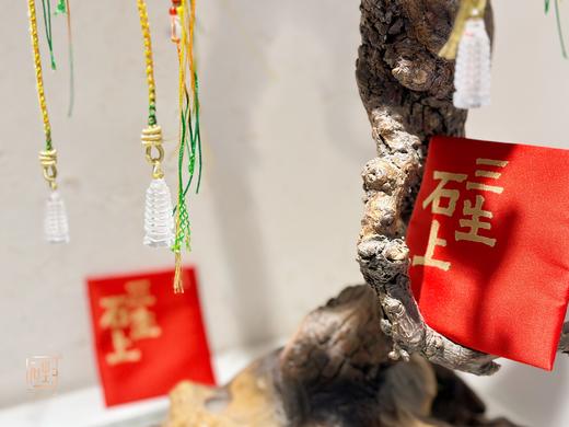 天然白水晶能量文昌塔吉祥多彩挂饰 商品图7