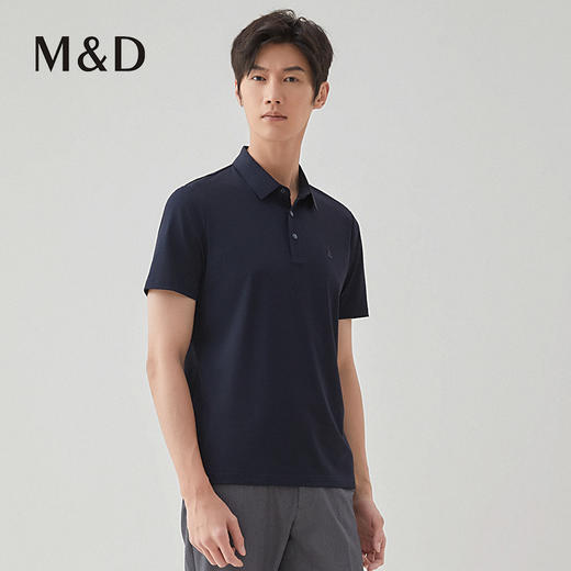 【名盾】夏季新款POLO衫，垂坠爽滑，微凉透气MXBP22639B 商品图2