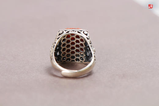 南红龙戒【龙腾四海】，925银镶 商品图5