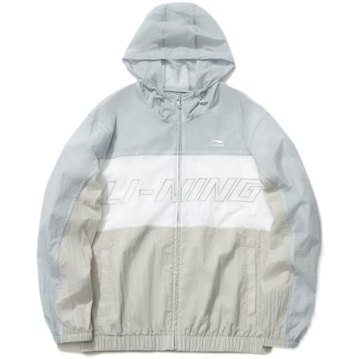 【S断码】李宁外套男防晒皮肤衣宽松休闲连帽长袖运动服AFDR189【库存有限，如无货将做退款，介意慎拍！】 商品图1