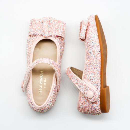 PureShare宫廷法式风水晶蝴蝶结公主鞋 商品图4