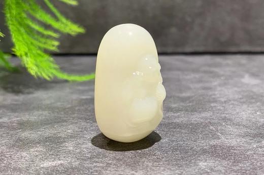 【御珠宫坊】羊脂白玉佛挂件 商品图2