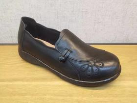 春季新款豪行真皮休闲女鞋22146068平底套脚低跟中年单鞋正品