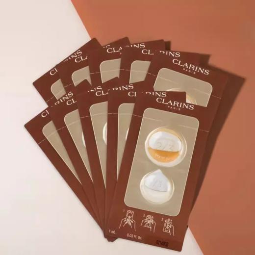 【爆款超低价预售 急单慎拍】娇韵诗双萃焕活修护精华露1ml*5片小样黄金双瓶保湿紧致 商品图0