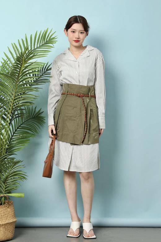 MIND BRIDGE 拼色两件套连衣裙 16482 商品图1