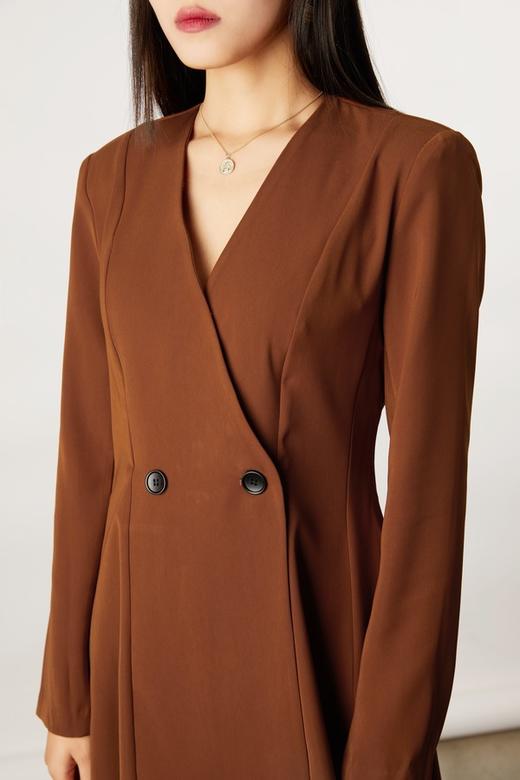 ESTELLICA V领修身简约连体裤 11111 商品图3