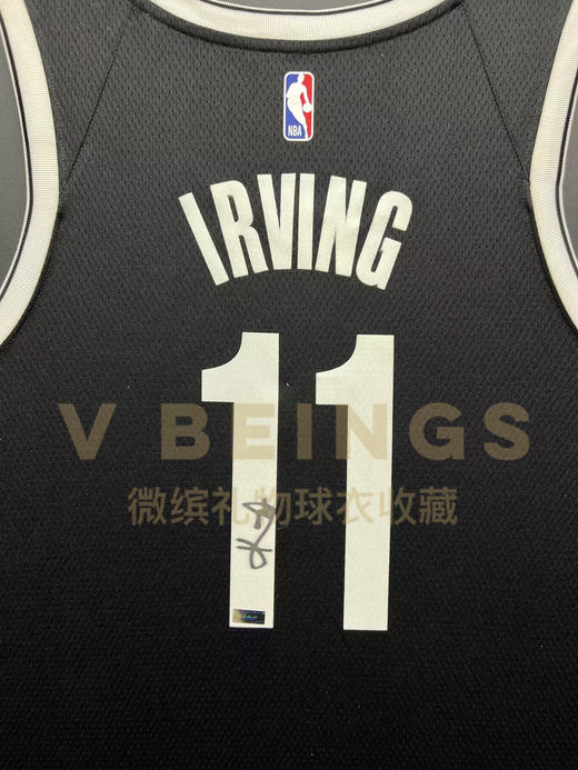 收藏系列 欧文 篮网队11号黑色 亲笔签名球衣 商品图2